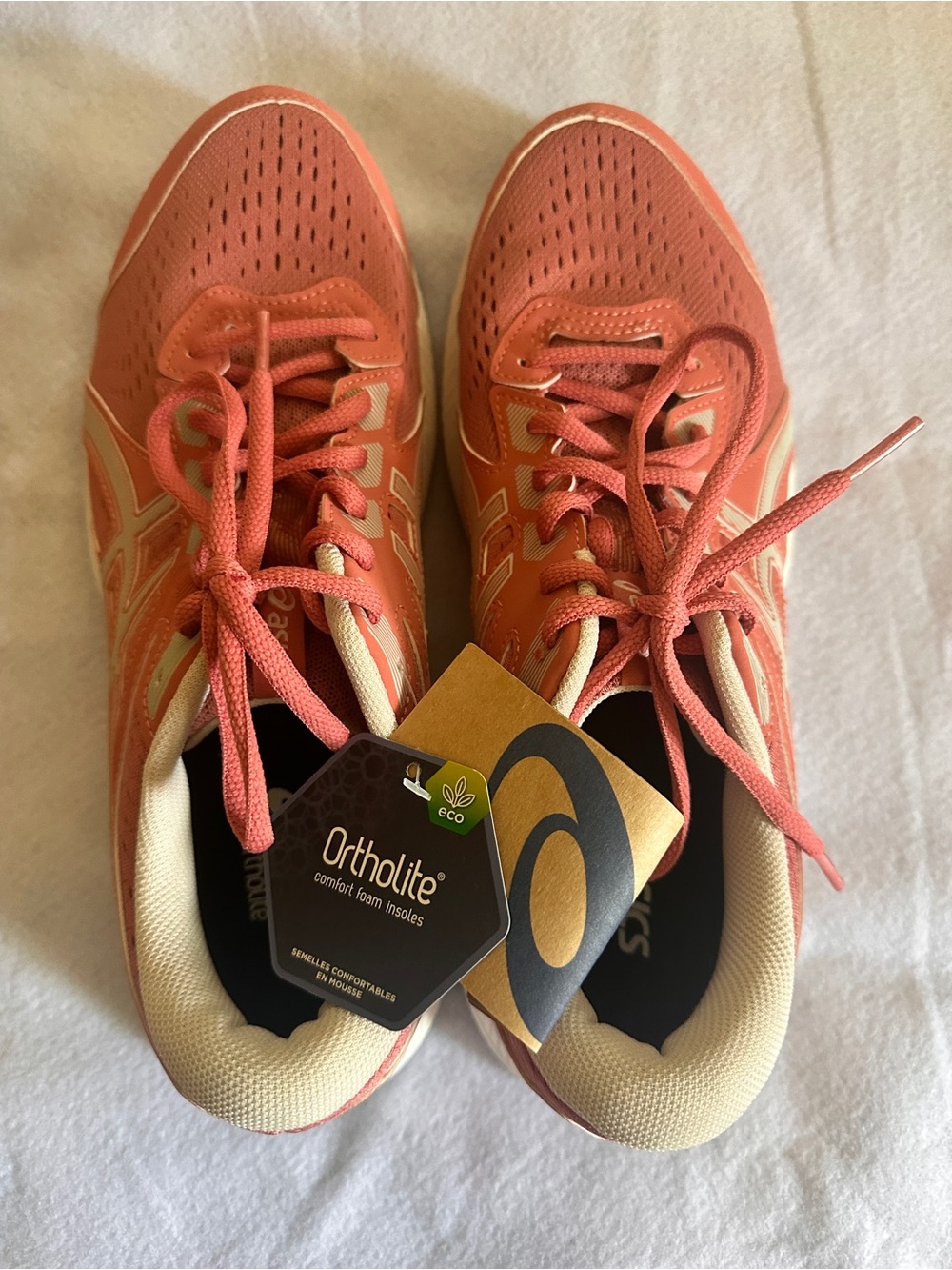 ASICS Women's Coral-Peach Running Sneakers with Ortholite Insoles